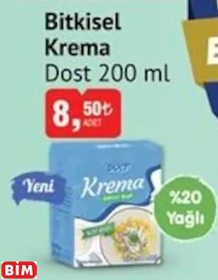 DOST BİTKİSEL KREMA DOST BİTKİSEL KREMA